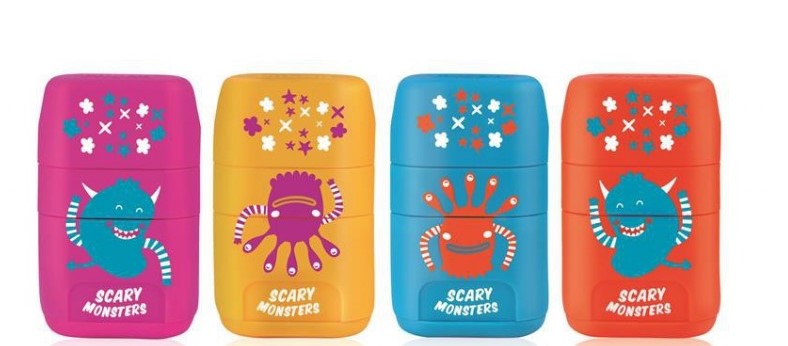 Temperówka z gumką Milan Compact